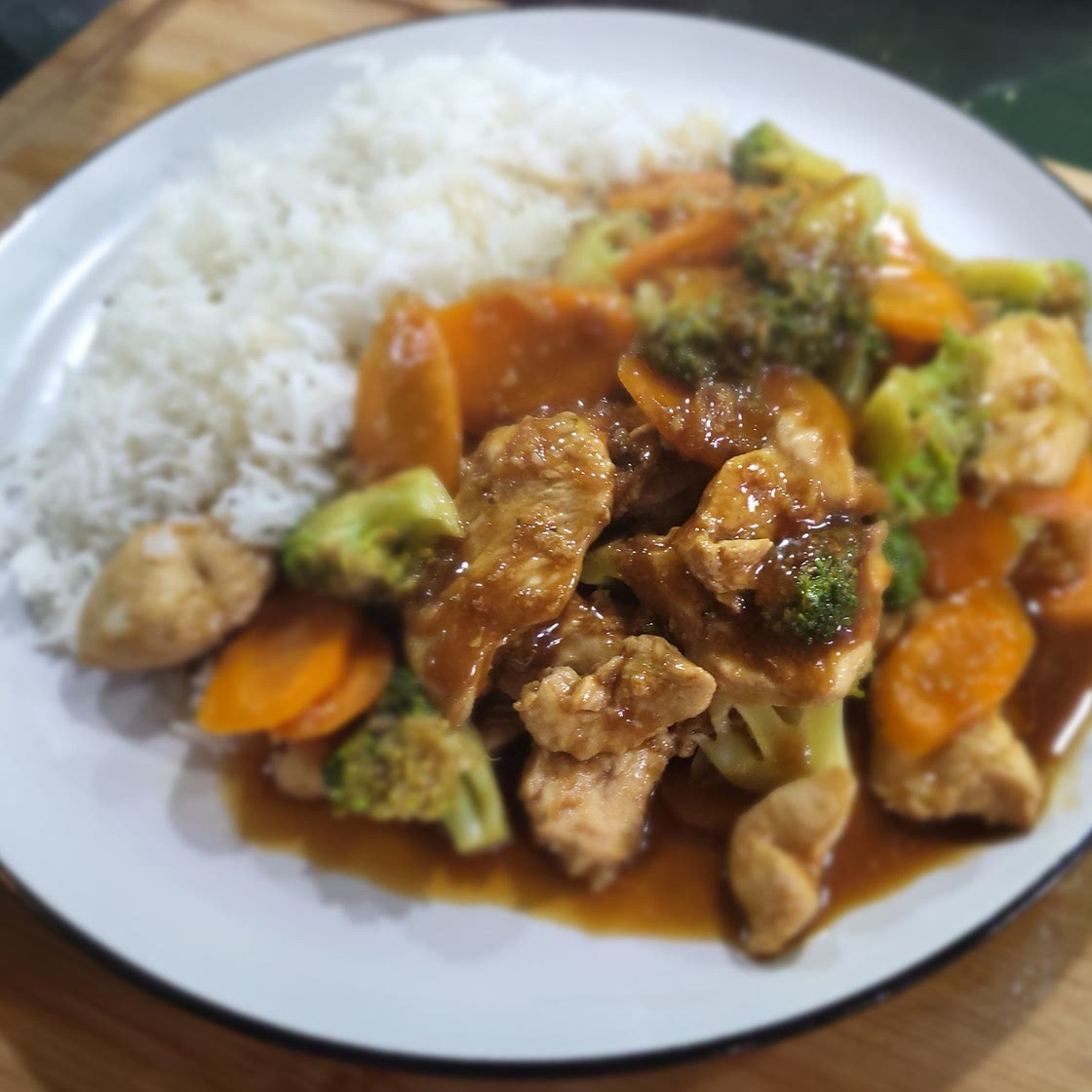 Chinese chicken and broccoli
