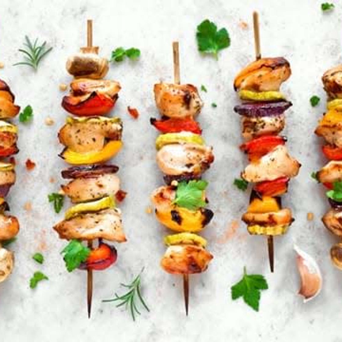 Brochettes poulet