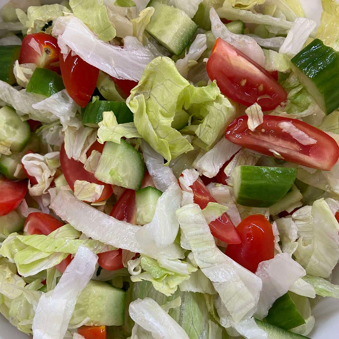 Easy iceberg lettuce salad