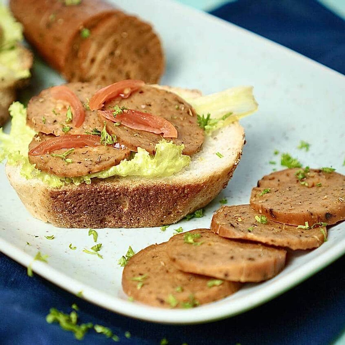 Smoky Vegan Salami