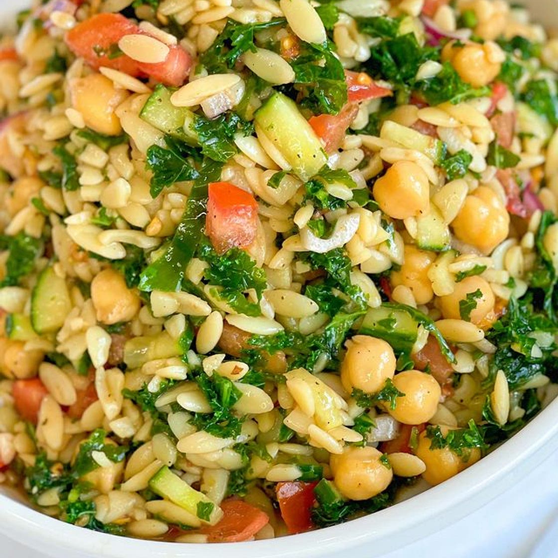 Orzo kale salad