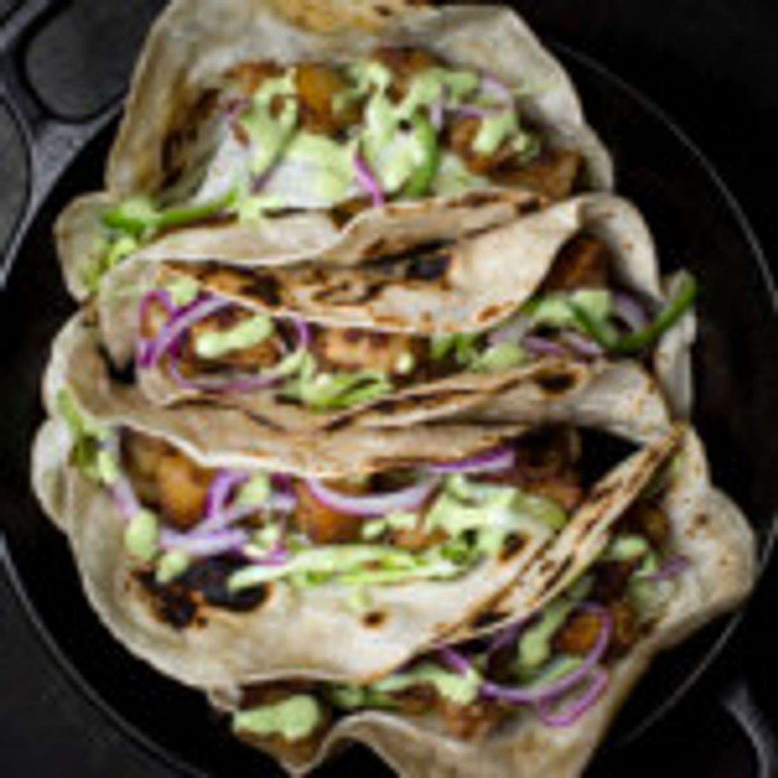 Crispy Potato Tacos
