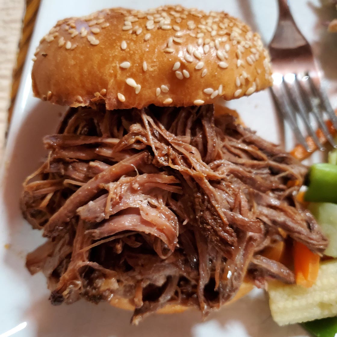 Pressure Cooker Beef Brisket Sliders