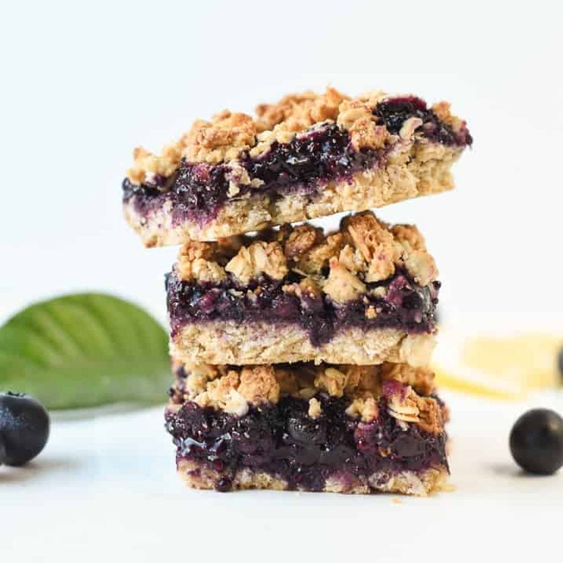 Vegan Blueberry Breakfast Bars