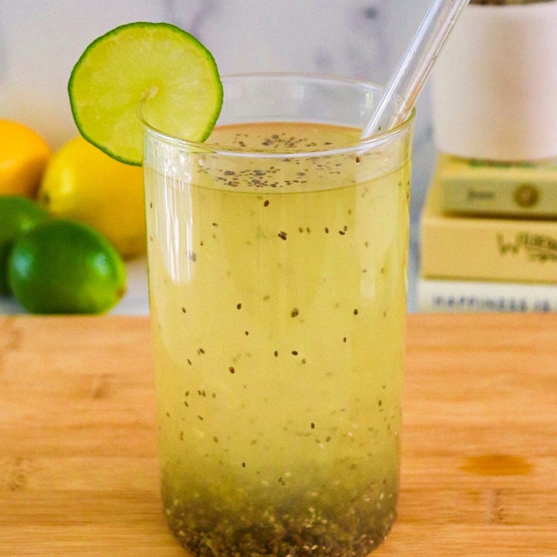Ginger Chia Seed Limeade