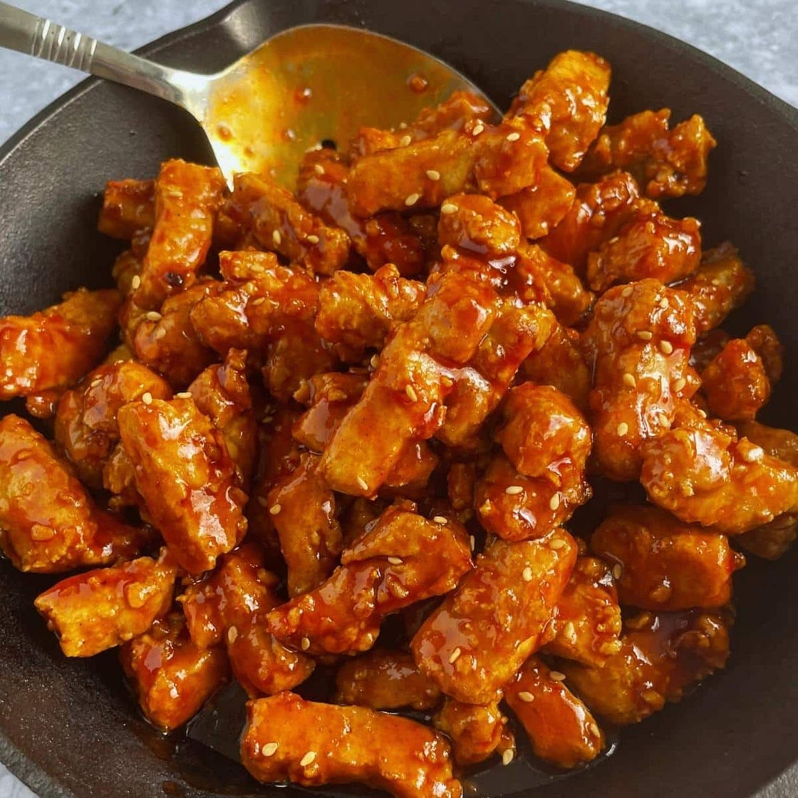 Vegan Korean Fried Chicken