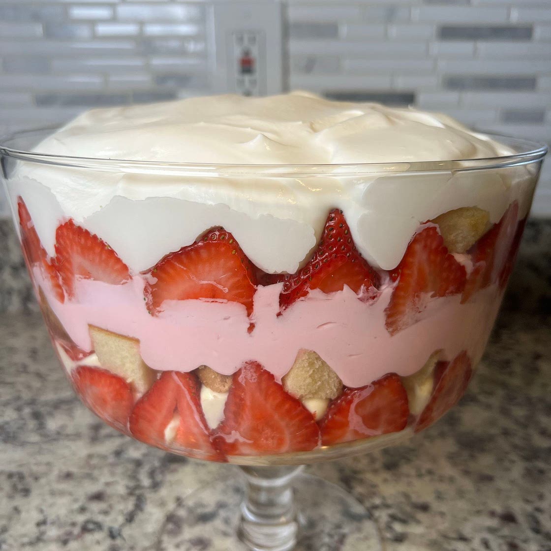  Strawberry Shortcake Trifle 