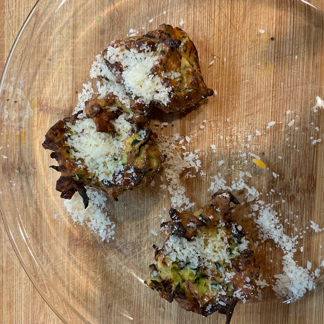 Zucchini-Parmesan Cheese Fritters