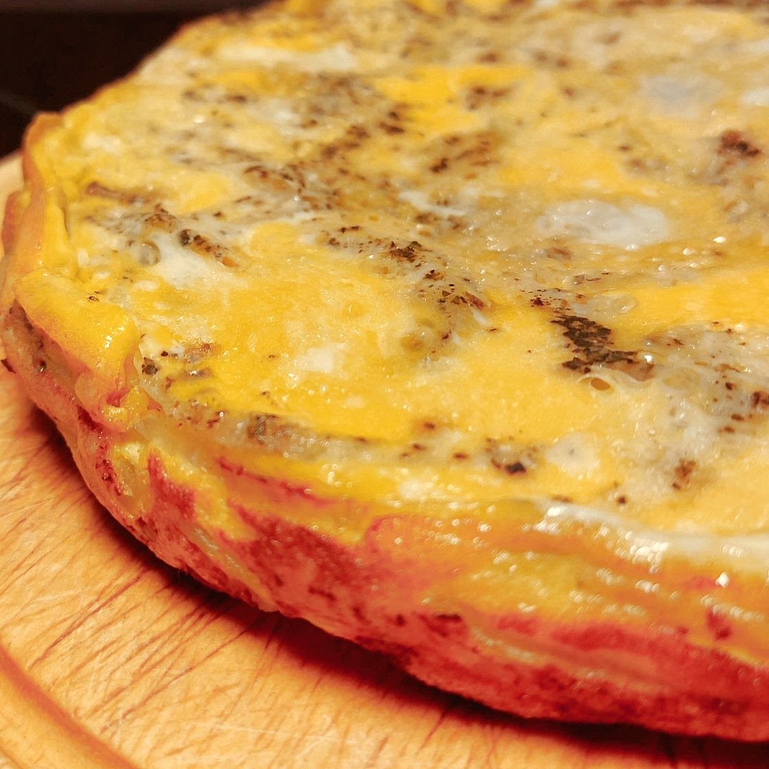 Frittata - potatoes and onions