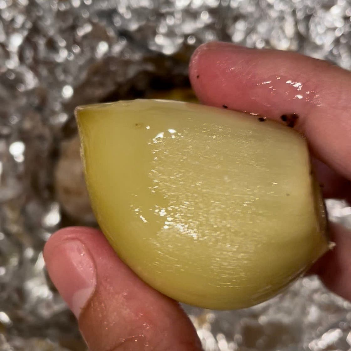 Roasted Elephant Garlic 