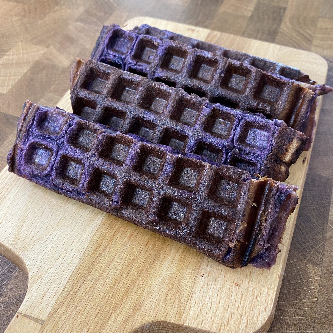 Ube French Toast Waffle