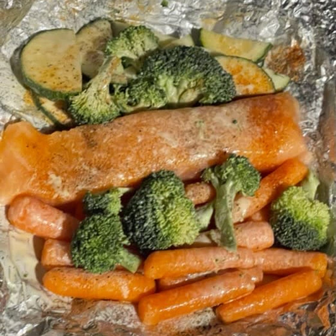 Salmon Foil wraps