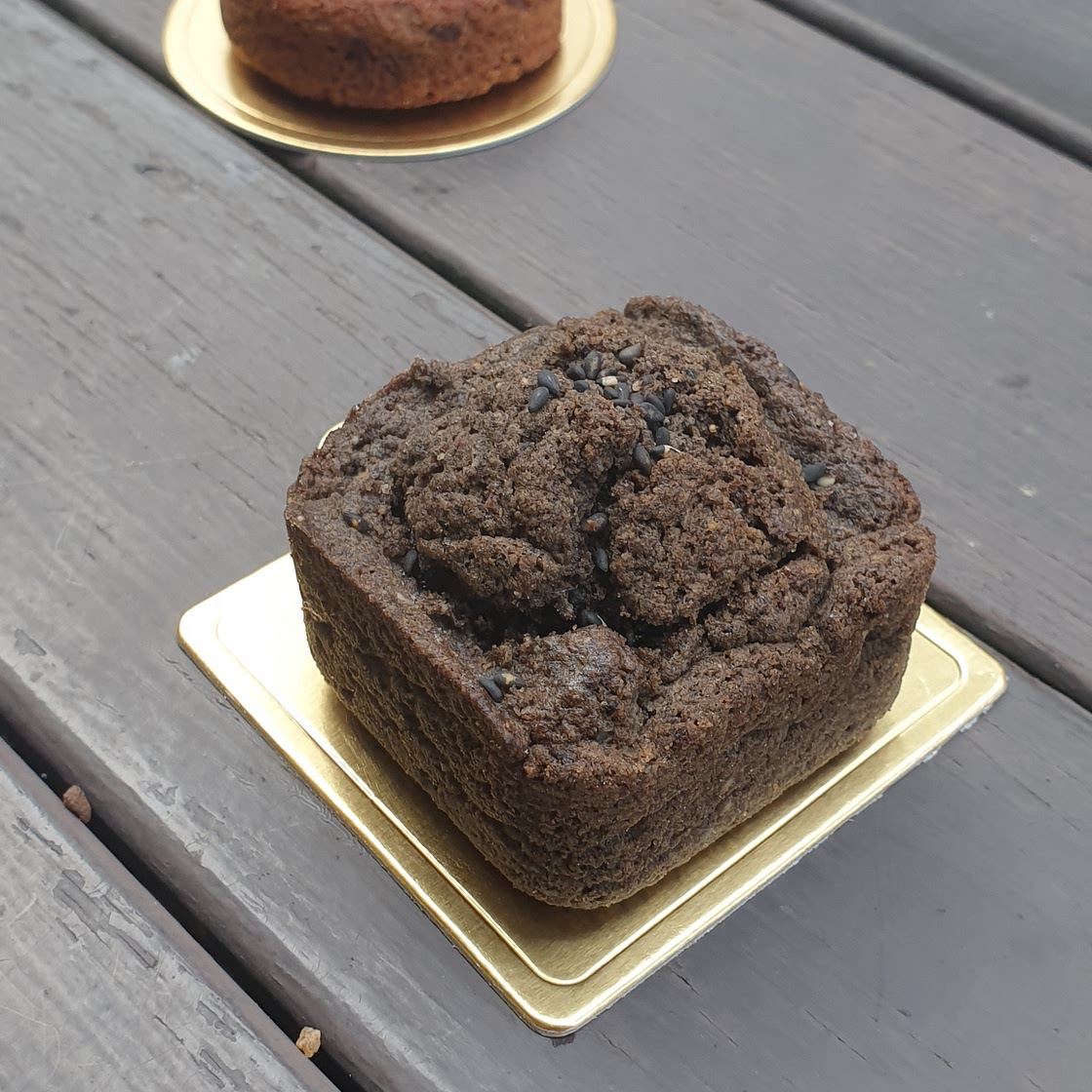 Black Sesame Lava Pound Cake fr. Lemon Thyme