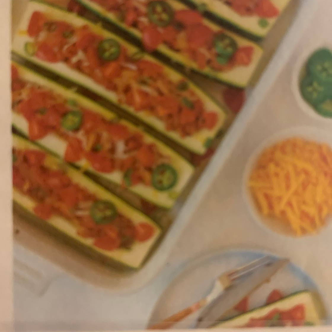Healthy Taco Zucchini Boats