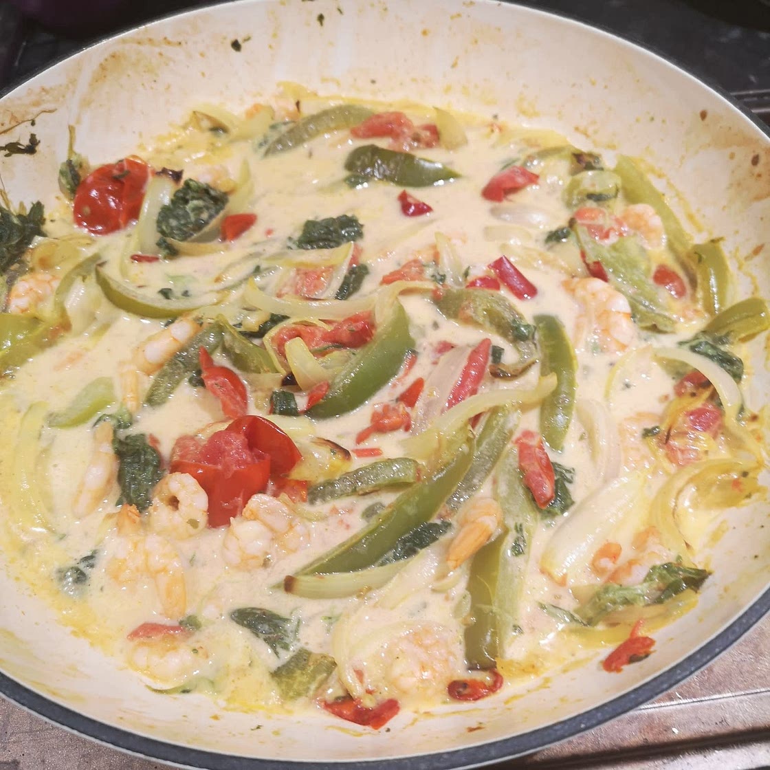 Keralan prawn curry