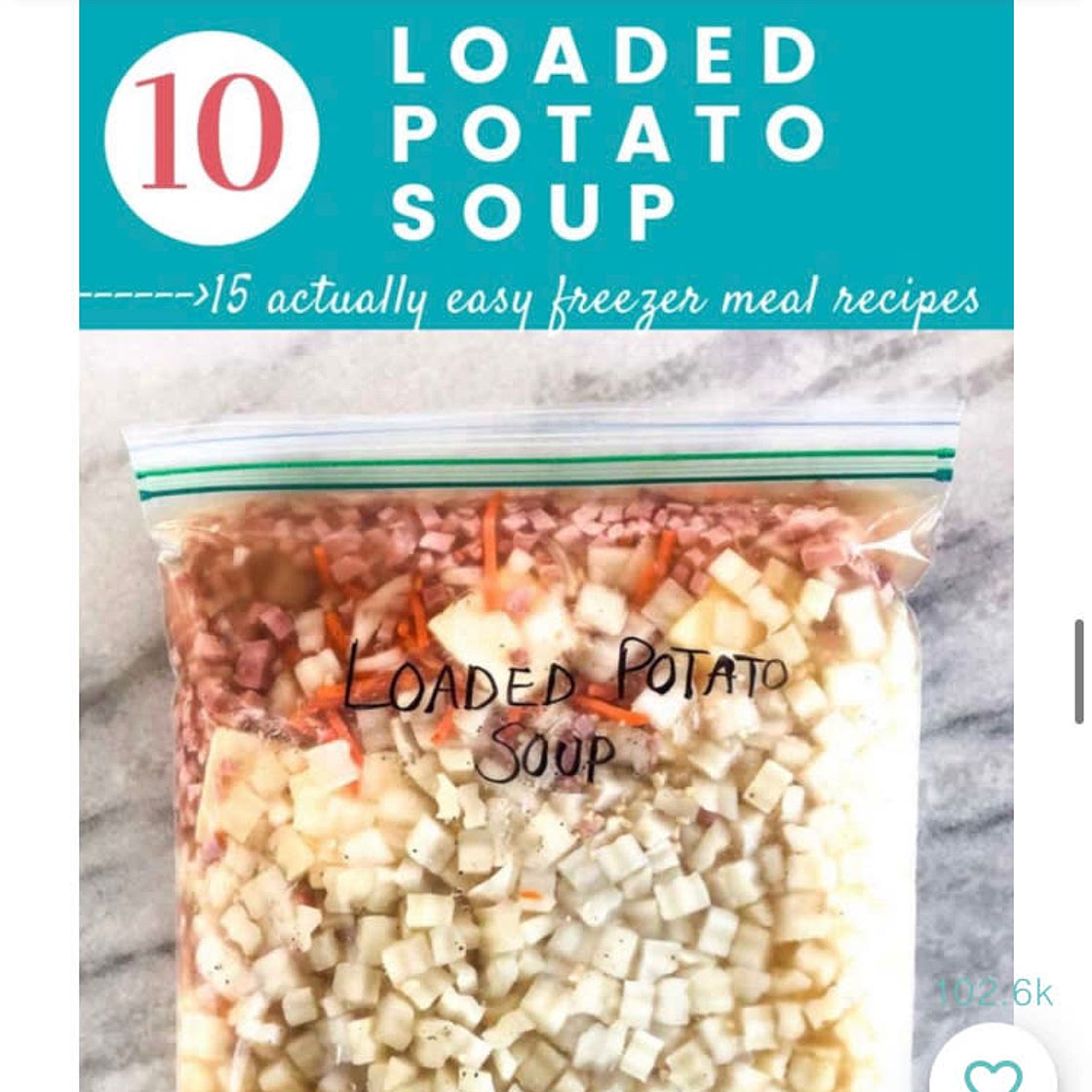 Loaded potato soup