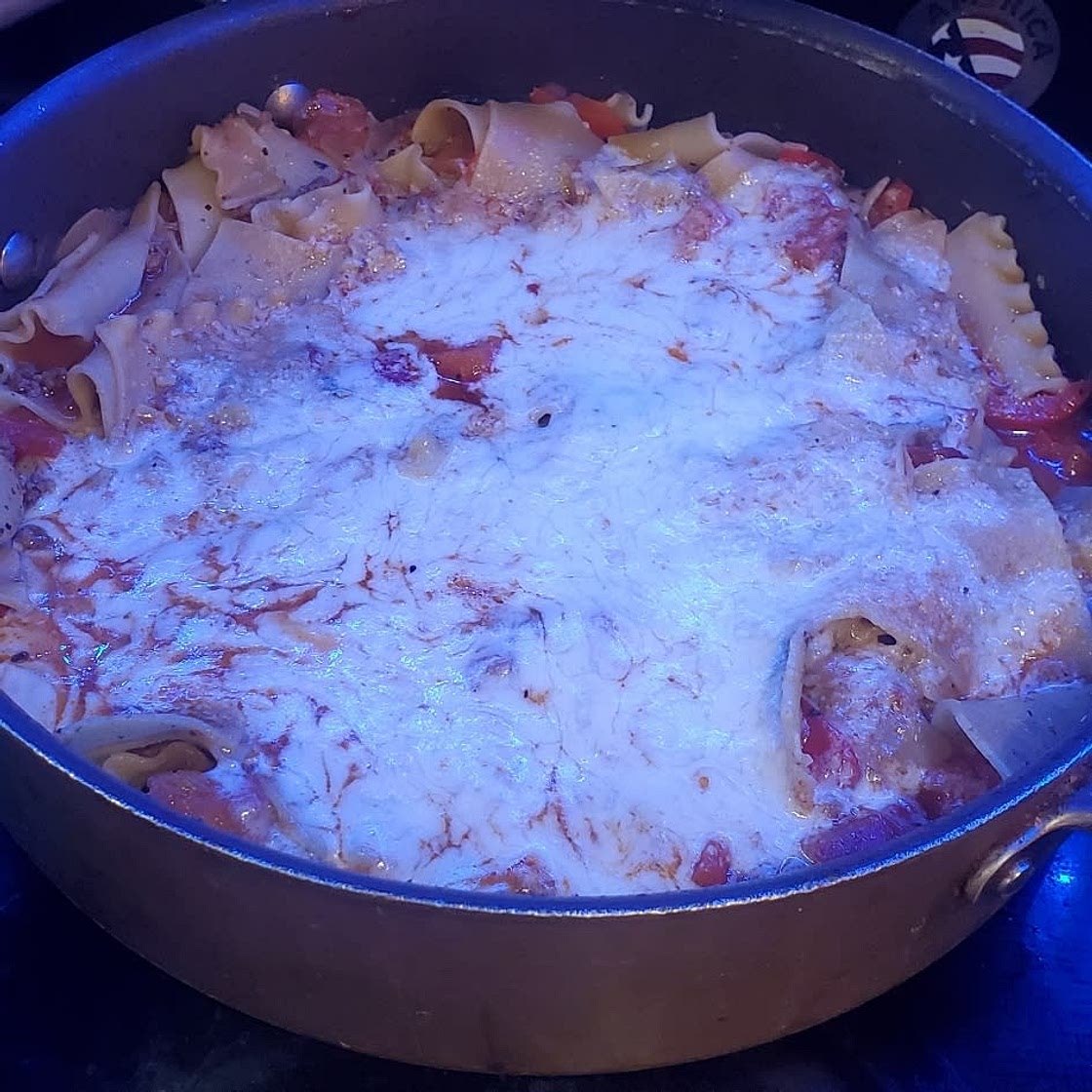 Healthier One Pot Skillet Lasagna: a 30 Minute Meal!