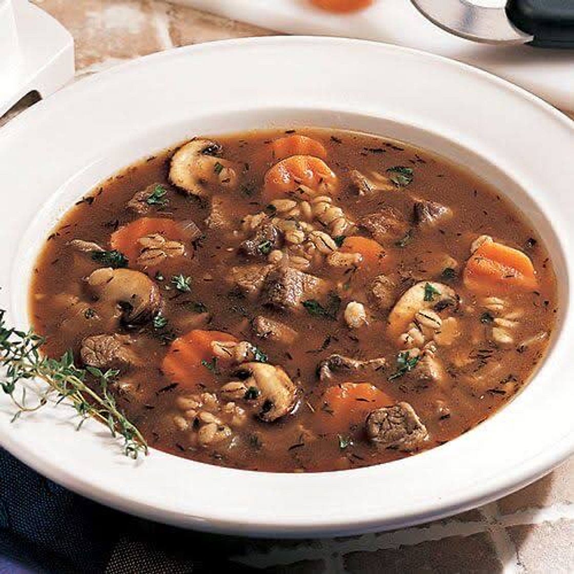 Beef & Mushroom Soup