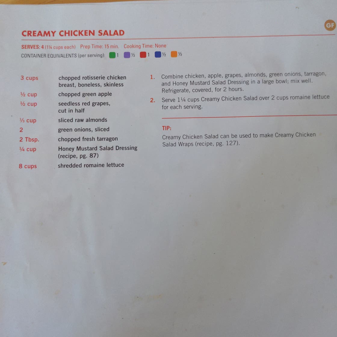 21DF Chicken Salad