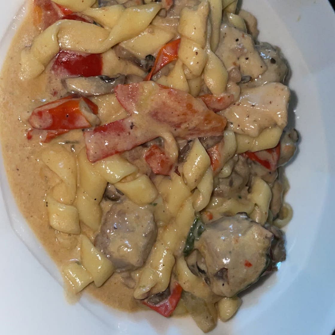 Chicken vegetable pasta