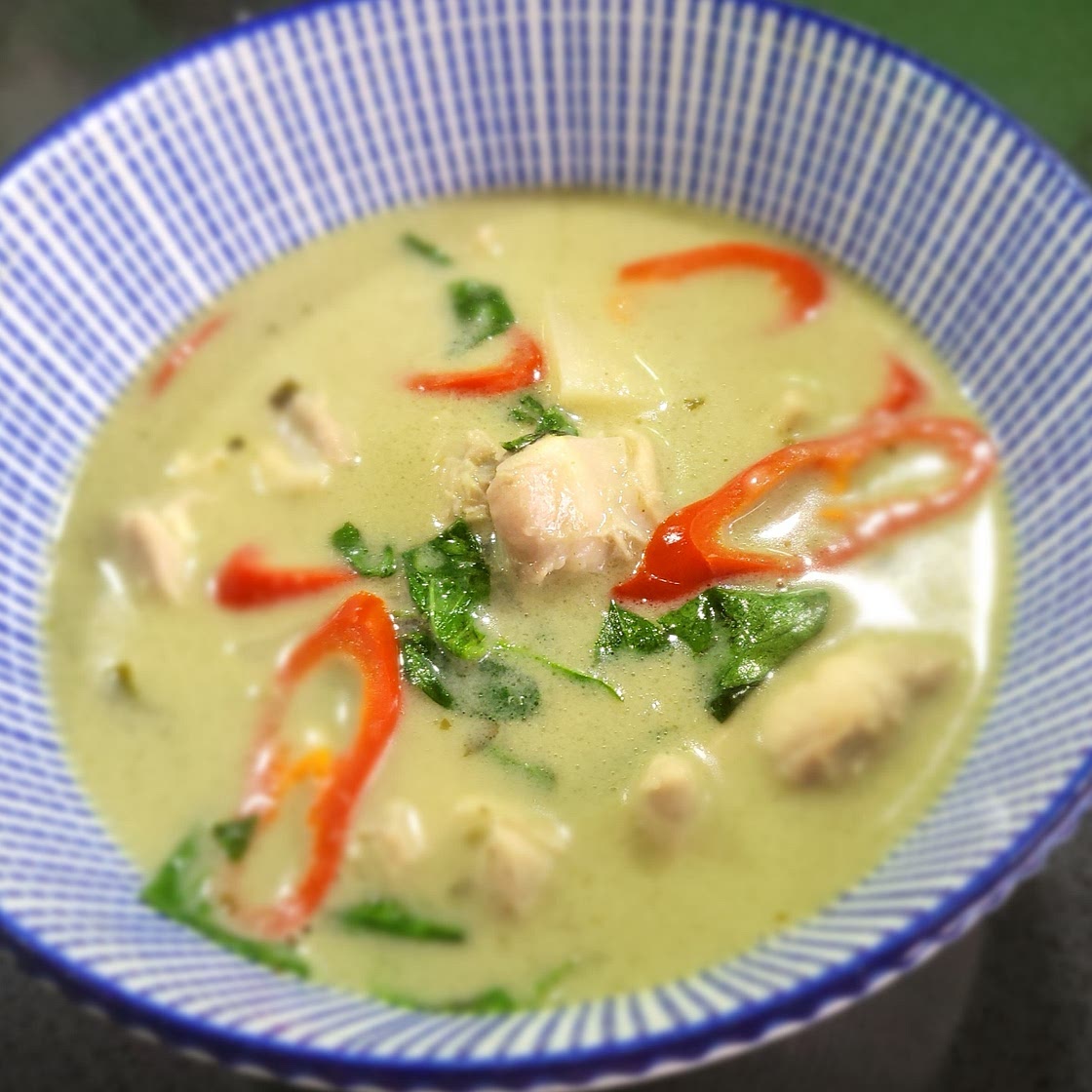 Thai green curry ( gaeng keow waan)