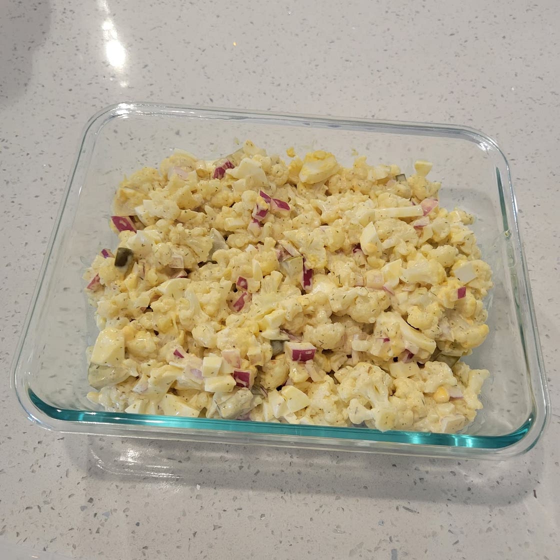 Keto Cauliflower "Potato" Salad