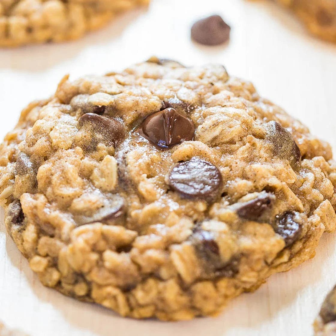 Chewy Oatmeal Chocolate Chip Cookies