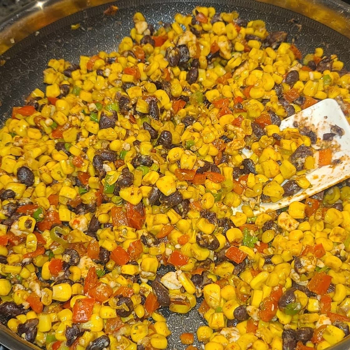 Grilled Corn Salad with Cotija