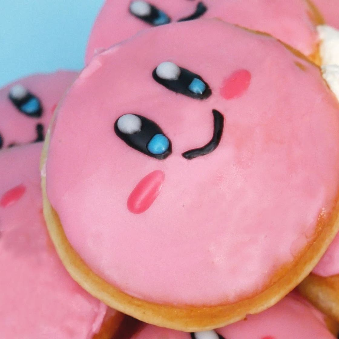 Whipped Cream-Filled Kirby Doughnuts (Donuts)