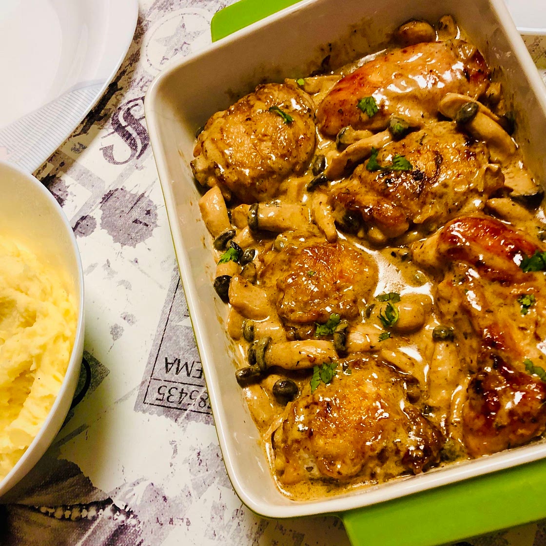 Creamy Mushroom Chicken Thighs