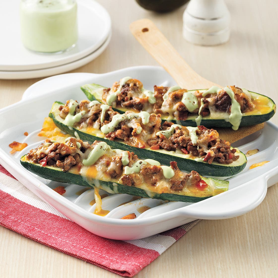 Courgettes farcies style tacos