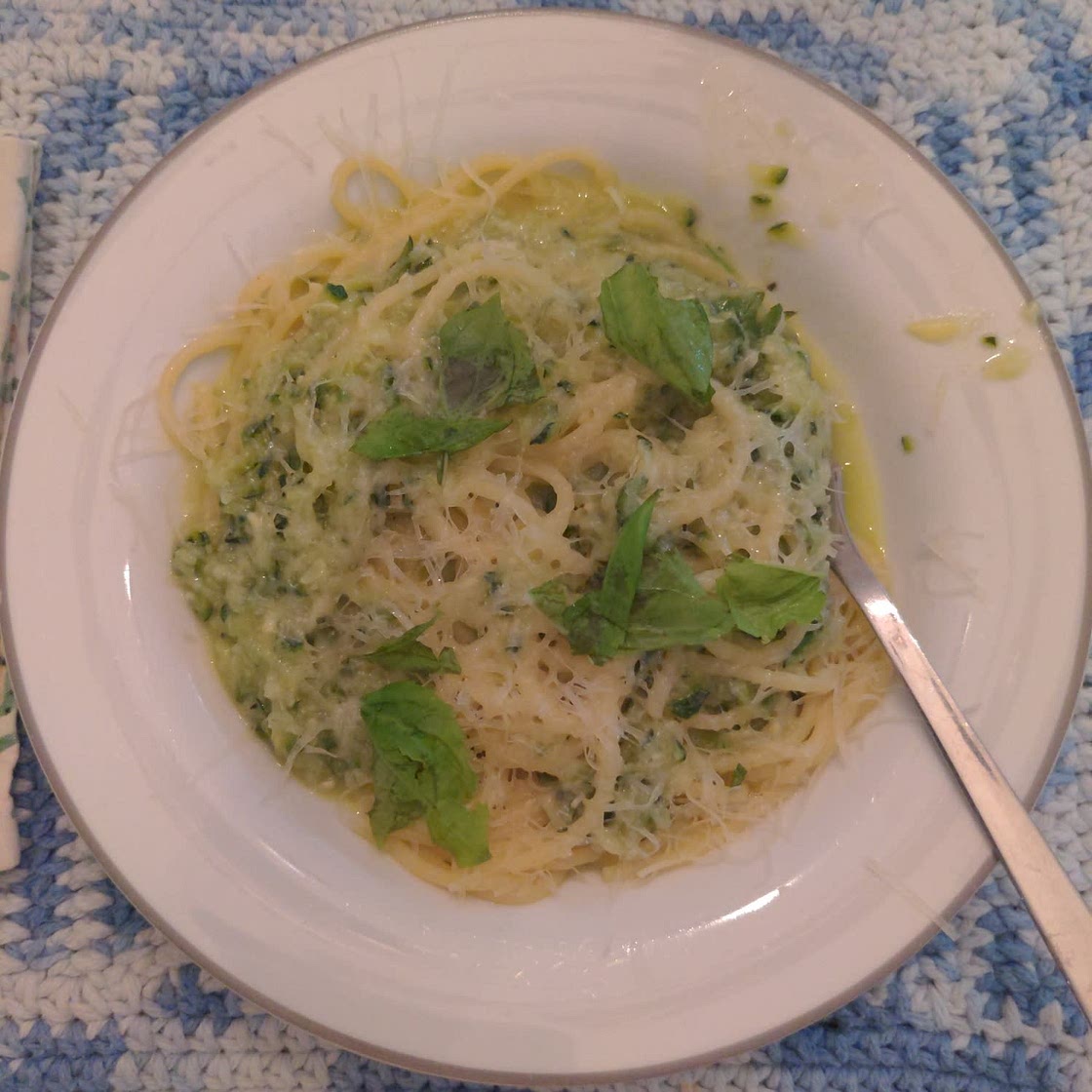 Zucchini Butter Spaghetti
