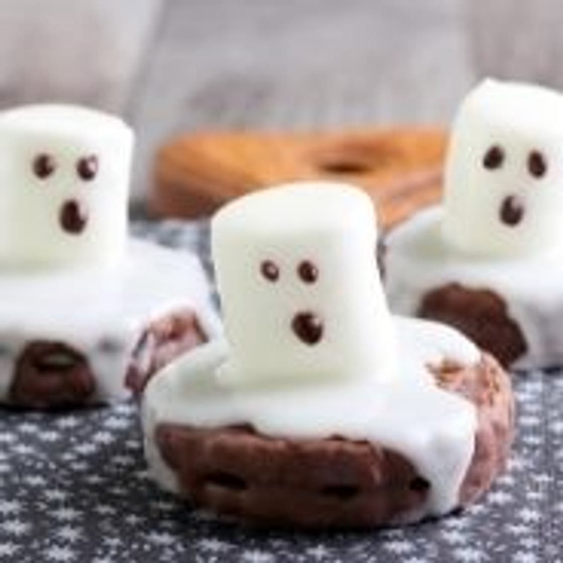 Ghost Shaped Cookies