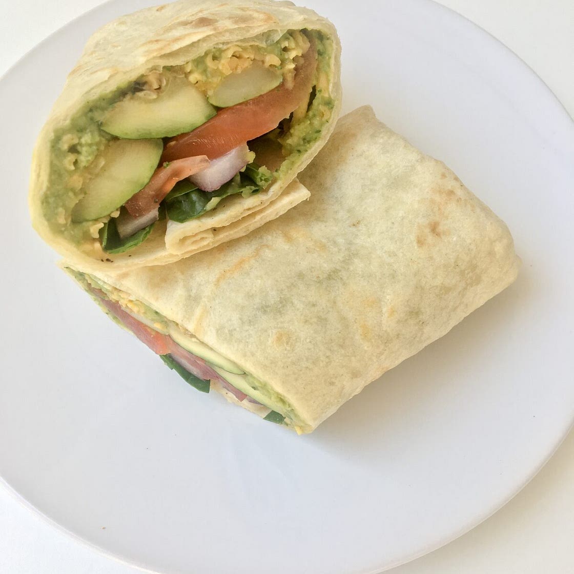 Grilled Zucchini Vegetable Hummus Wraps