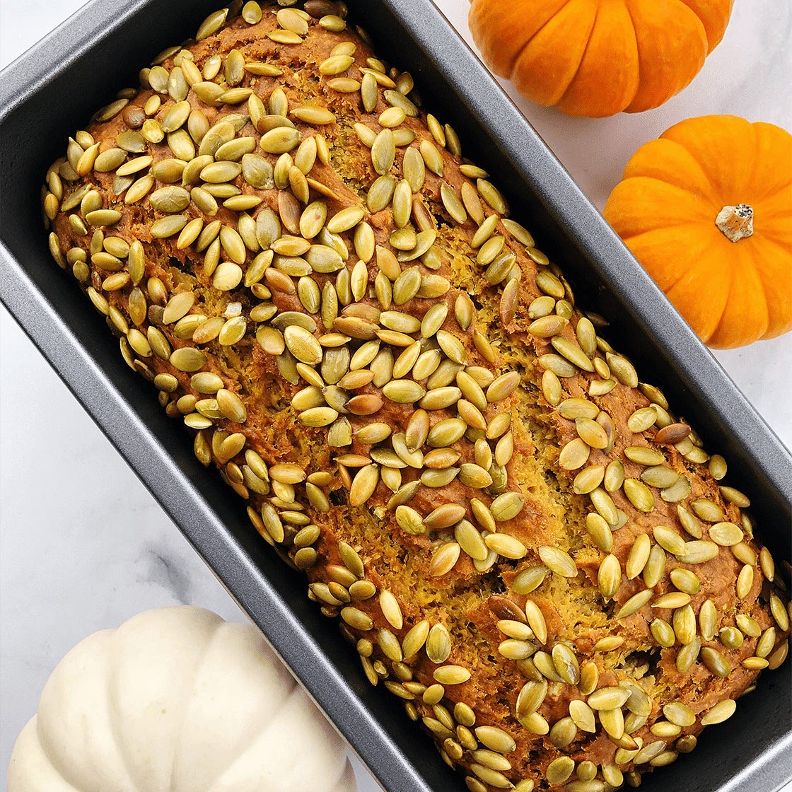 Vegan Pumpkin Banana Bread