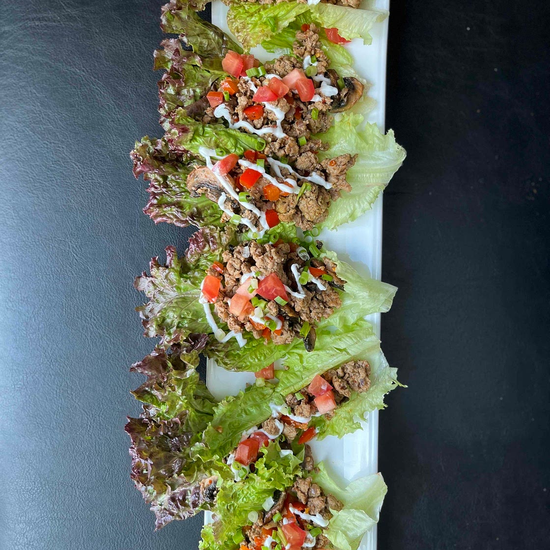 Healthy Chicken Lettuce Wrap