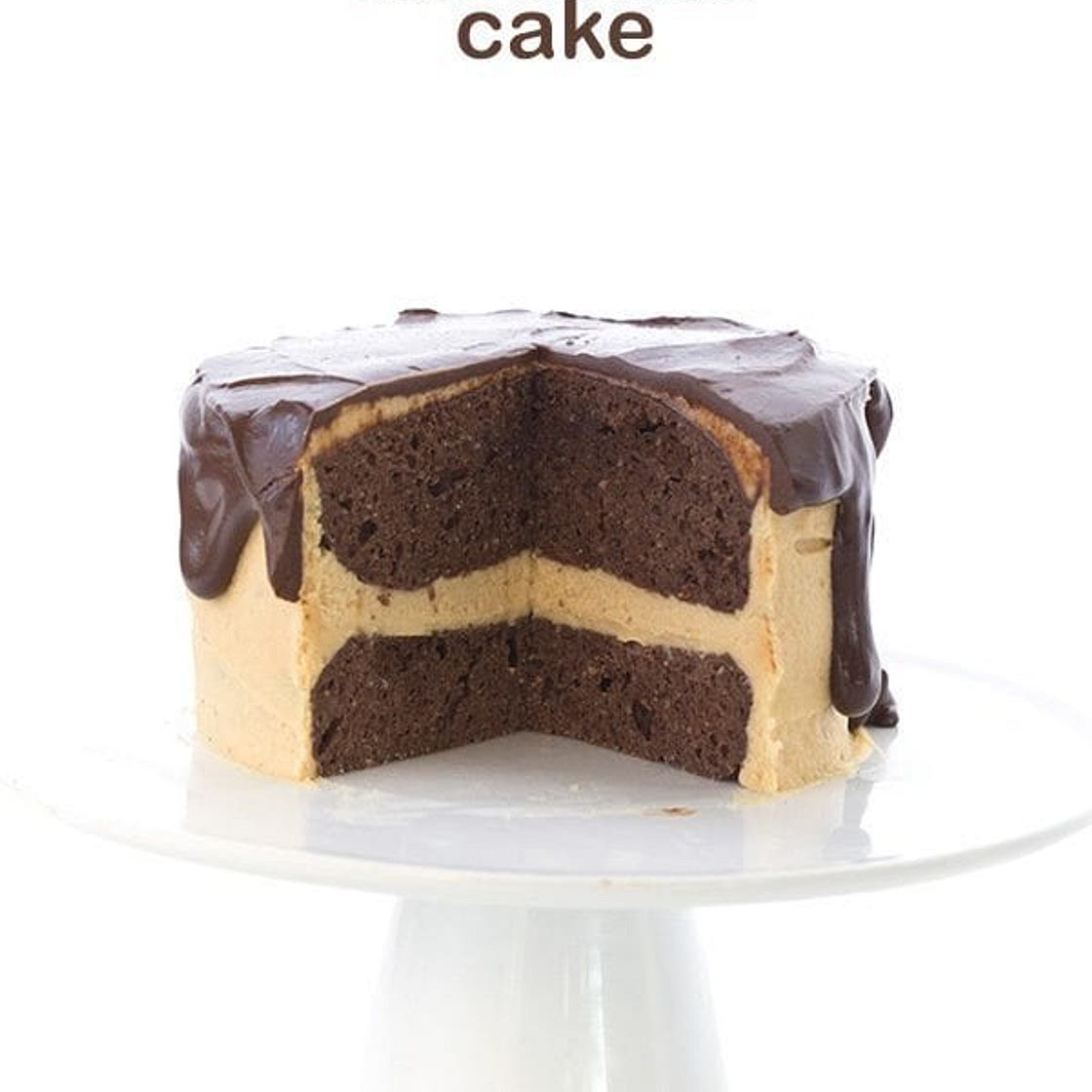 Mini Chocolate Peanut Butter Layer Cake