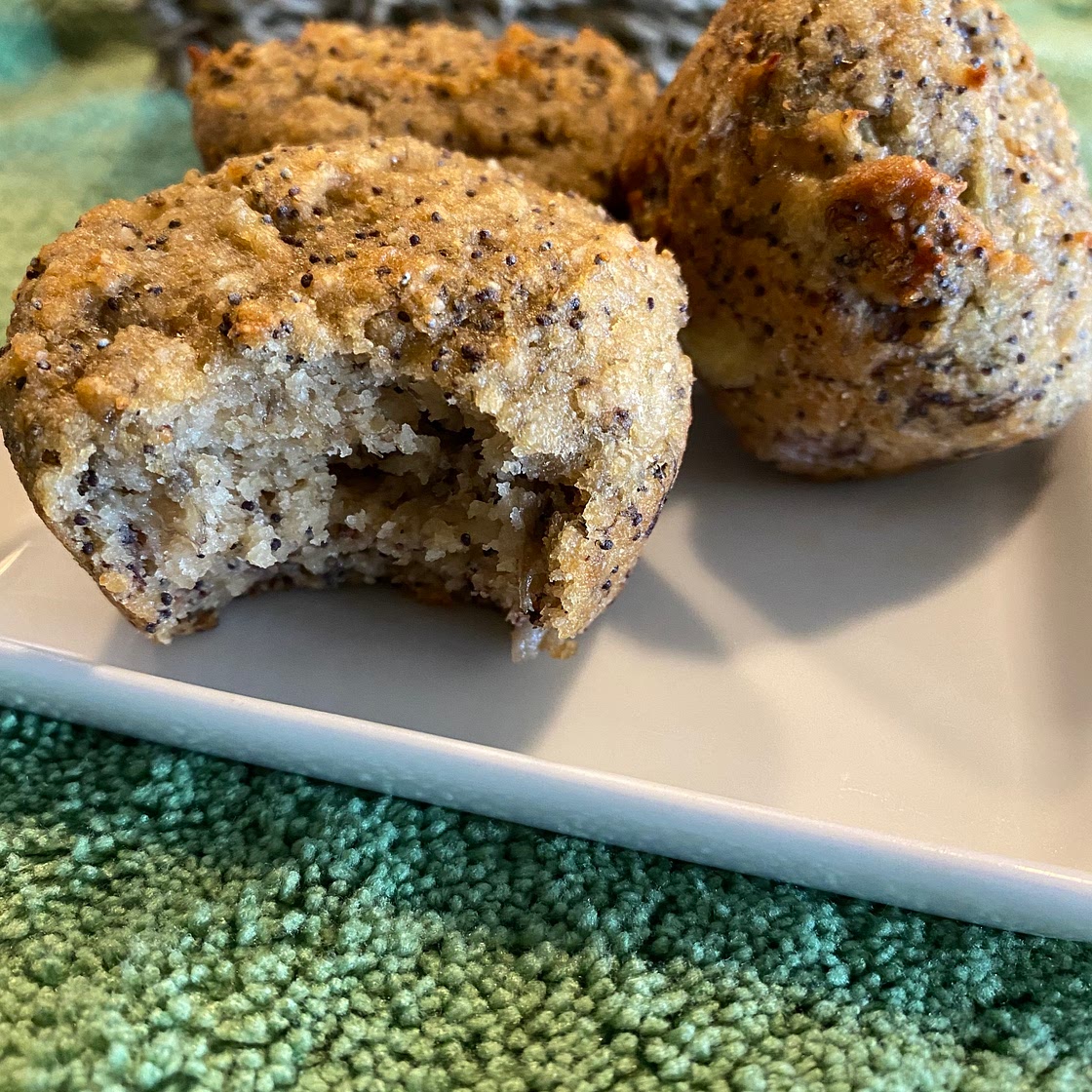 Banana Poppy Seed Muffins - Gluten Free