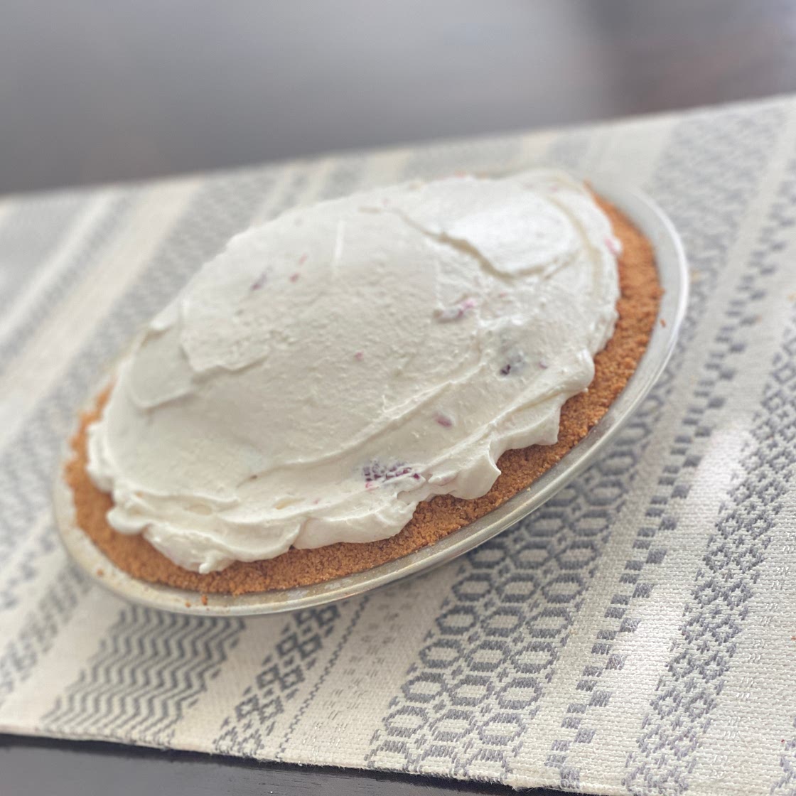 Lemon Raspberry Cream Cheese Refrigerator Pie