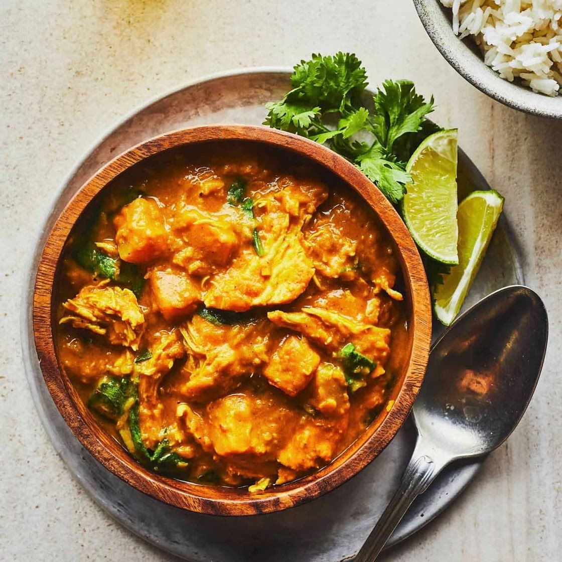 Lentil chicken curry