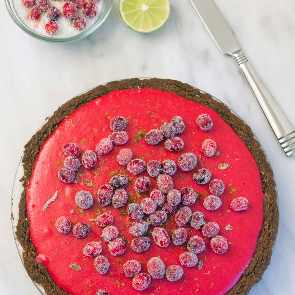 Cranberry-Lime Pie