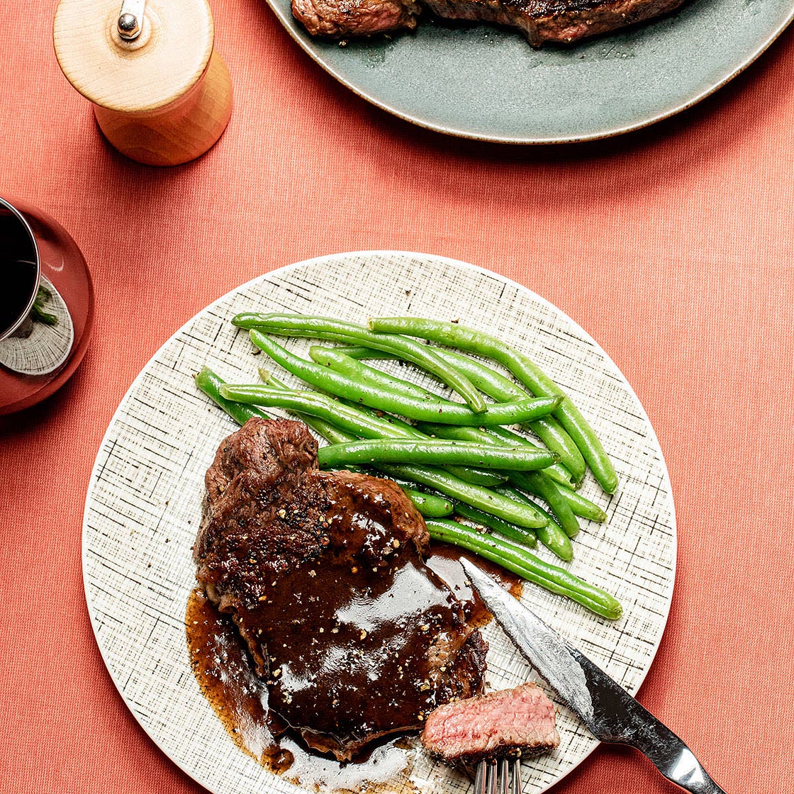 Steak au Poivre