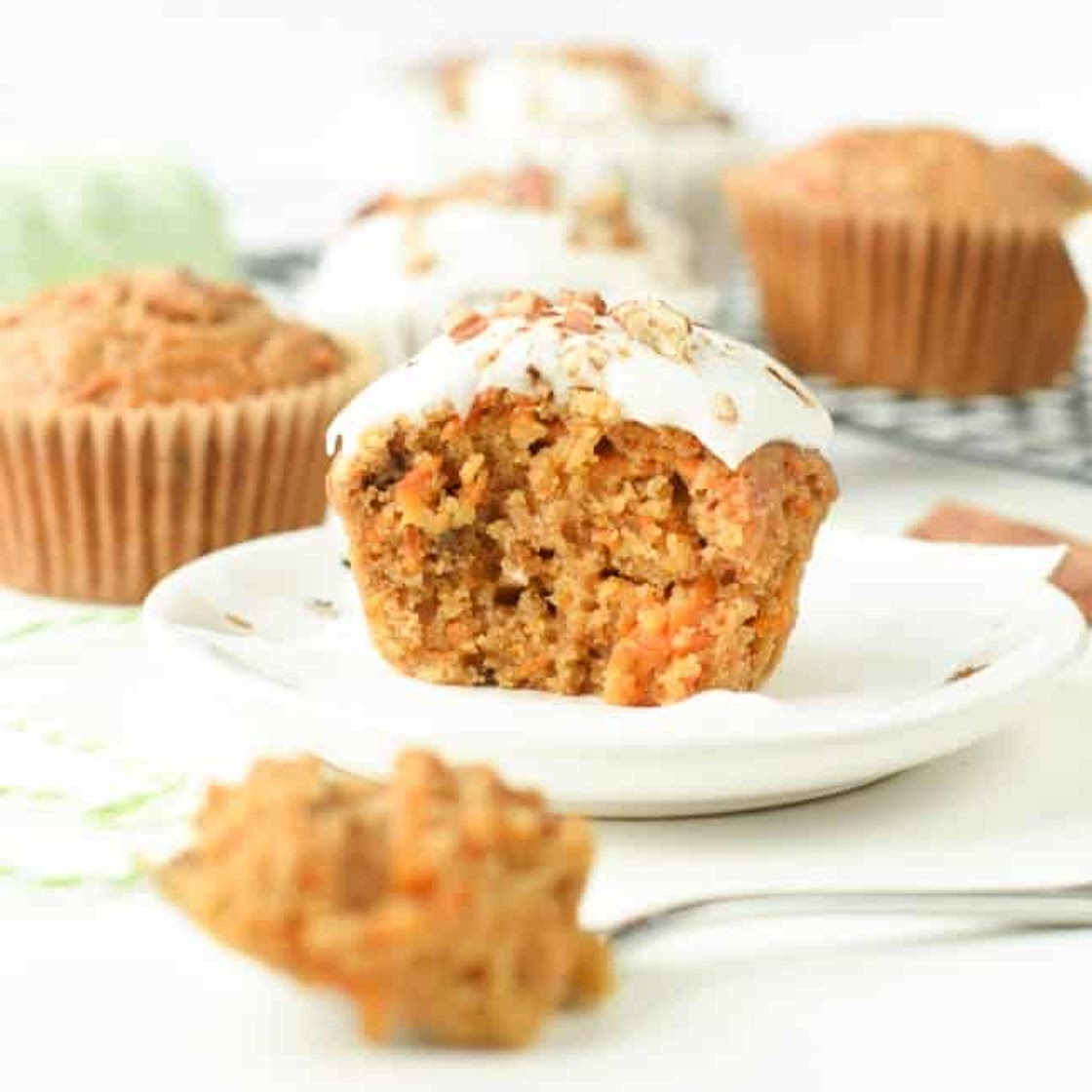 Vegan Carrot Cake Cupcakes