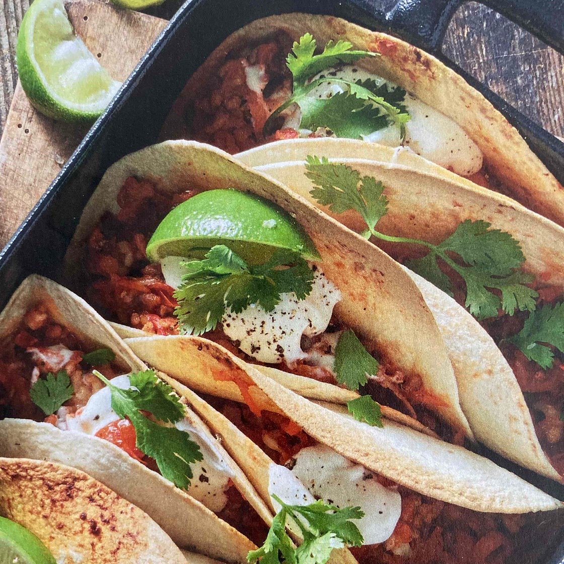 Gebackene Hackfleisch-Tortillas