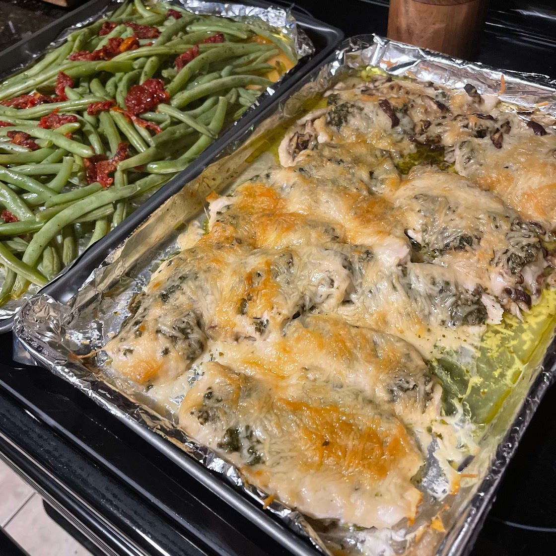 Pesto Parmesan Chicken