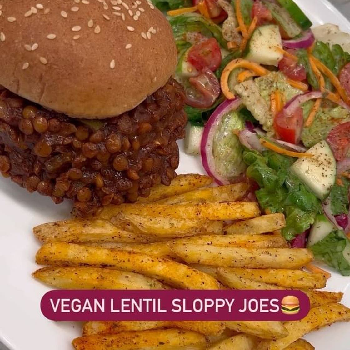 Vegan Lentil Sloppy Joes 🍔🌱| 𝐑𝐞𝐜𝐢𝐩𝐞 𝐁𝐞𝐥𝐨𝐰 ⬇️