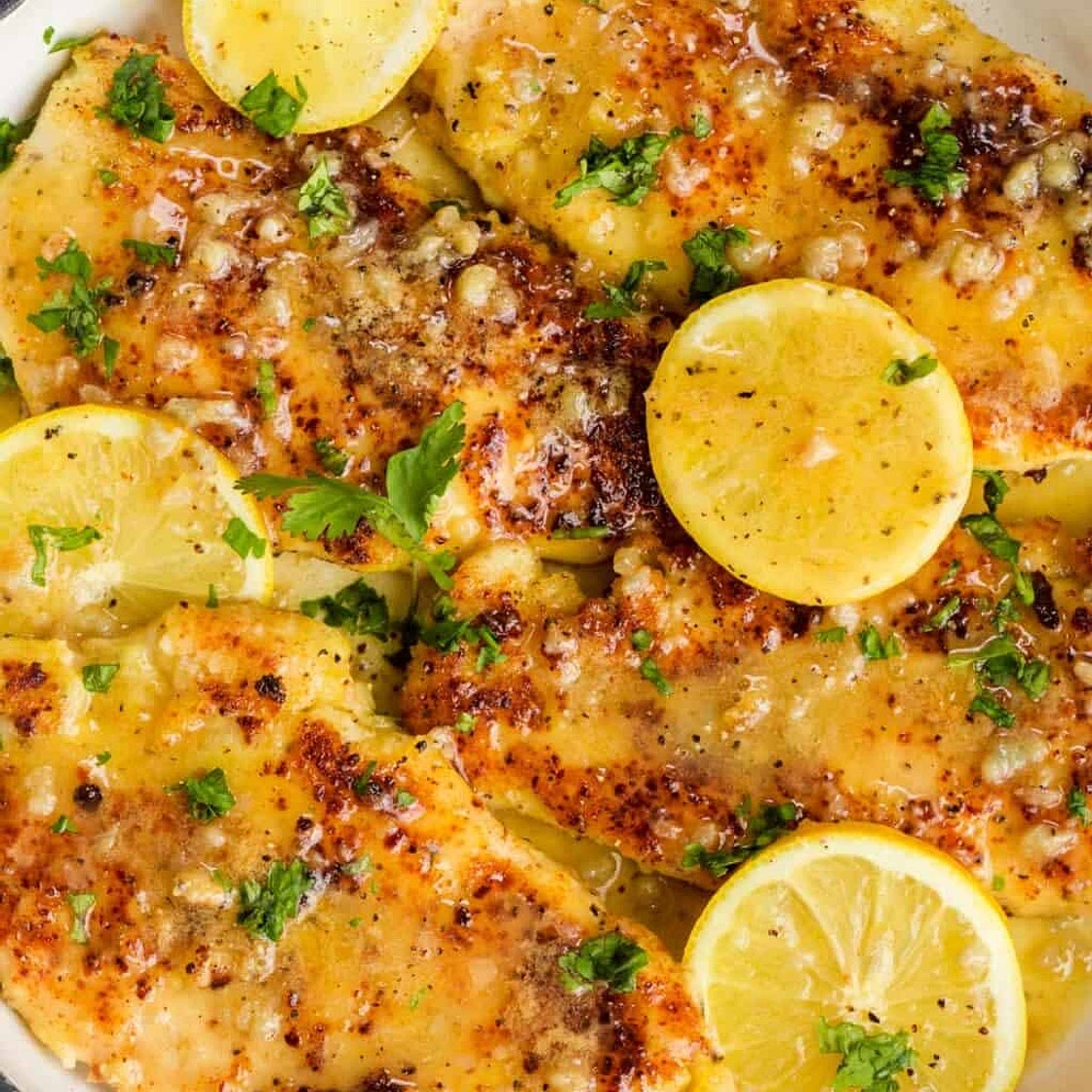 Lemon Chicken Recipe with Lemon Butter Sauce