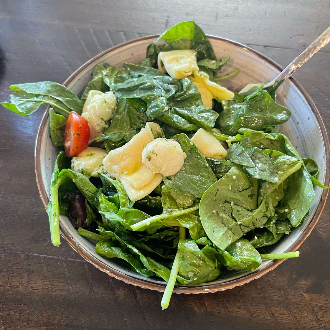 Basil Pesto Tortellini Pasta Salad