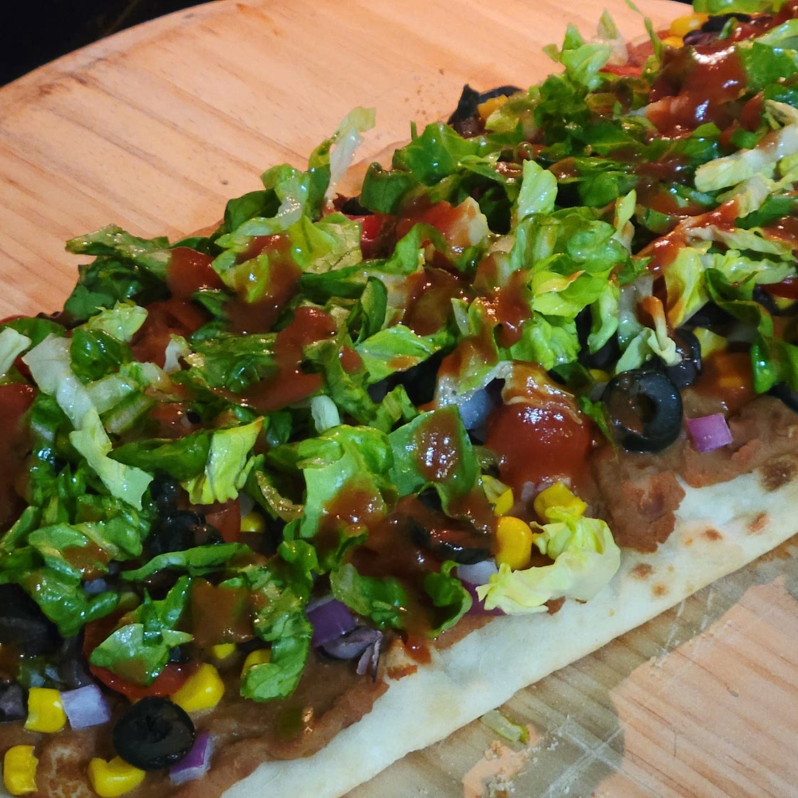 Taco Flatbread pizzas