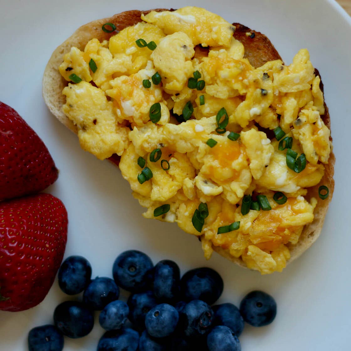 Scrambled Eggs on Toast